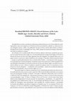 Research paper thumbnail of Rosalind BROWN-GRANT, French Romance of the Later Middle Ages. Gender, Morality and Desire, Oxford, Oxford University Press, 2008