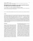 Research paper thumbnail of Phytoplankton species composition is more sensitive than OECD criteria to the trophic status of three Brazilian tropical lakes