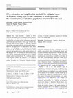 Research paper thumbnail of DNA extraction and amplification methods for ephippial cases of Daphnia resting eggs in lake sediments: a novel approach for reconstructing zooplankton population structure from the past