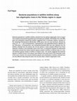 Research paper thumbnail of Bacterial populations in epilithic biofilms along two oligotrophic rivers in the Tohoku region in Japan