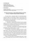 Research paper thumbnail of The Eastern Partnership as a Peace-Building Strategy in the South Caucasus: Comparative Study of Armenia and Georgia