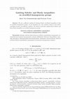 Research paper thumbnail of Limiting Sobolev and Hardy inequalities on stratified homogeneous groups