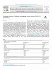 Research paper thumbnail of Emotion analysis of Indians using google trends during COVID-19 pandemic