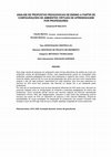 Research paper thumbnail of Análise De Propostas Pedagógicas De Ensino a Partir De Configurações De Ambientes Virtuais De Aprendizagem Por Professores