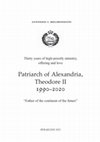 Research paper thumbnail of Emmanouil G. Chalkiadakis, "Patriarch of Alexandria Theodore II  as the continuator of the centuries-old monastic tradition  of his Agarathite predecessors".