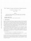 Research paper thumbnail of The C^*-algebra of compact perturbations of diagonal operators