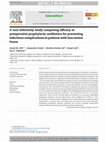 Research paper thumbnail of A non-inferiority study comparing efficacy of preoperative prophylactic antibiotics for preventing infectious complications in patients with less severe burns