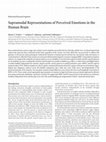 Research paper thumbnail of Supramodal Representations of Perceived Emotions in the Human Brain