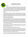 Research paper thumbnail of La sistematización de experiencias