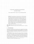 Research paper thumbnail of A spacetime admitting semiconformal curvature tensor