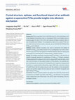 Research paper thumbnail of Crystal structure, epitope, and functional impact of an antibody against a superactive FVIIa provide insights into allosteric mechanism