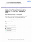 Research paper thumbnail of Women's information preferences, information needs and online interactive information portal engagement in a breast cancer early diagnosis context