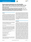 Research paper thumbnail of American cutaneous leishmaniasis cases in the metropolitan region of Manaus, Brazil: association with climate variables over time