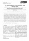 Research paper thumbnail of The influence of different El Niño types on the South American rainfall