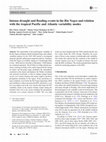 Research paper thumbnail of Intense drought and flooding events in the Rio Negro and relation with the tropical Pacific and Atlantic variability modes