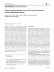 Research paper thumbnail of Moisture and heat budgets of the south American monsoon system: climatological aspects