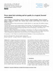 Research paper thumbnail of Power Plant Fuel Switching and Air Quality in a Tropical Forested Environment