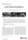 Research paper thumbnail of Influence of Threat Occurrence and Repeatability on the Sense of Embodiment and Threat Response in VR