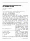 Research paper thumbnail of The Guarani Aquifer System: estimation of recharge along the Uruguay–Brazil border