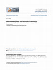 Research paper thumbnail of Peaceable Kingdoms and Information Technology