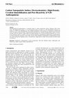 Research paper thumbnail of Carbon Nanoparticle Surface Electrochemistry: High-Density Covalent Immobilisation and Pore-Reactivity of 9,10-Anthraquinone