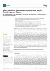 Research paper thumbnail of Super-Adsorptive Biodegradable Hydrogel from Simply Treated Sugarcane Bagasse