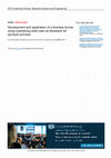 Research paper thumbnail of Development and application of a biomass burner using nyamplung seed cake as feedstock for pyrolysis process