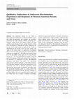 Research paper thumbnail of Qualitative Exploration of Adolescent Discrimination: Experiences and Responses of Mexican-American Parents and Teens