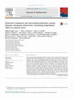 Research paper thumbnail of Depressive symptoms and externalizing behaviors among Hispanic immigrant adolescents: Examining longitudinal effects of cultural stress