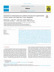 Research paper thumbnail of Assessment of contamination level, pollution risk and source apportionment of heavy metals in the Halda River water, Bangladesh