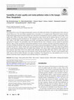 Research paper thumbnail of Variability of water quality and metal pollution index in the Ganges River, Bangladesh