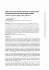 Research paper thumbnail of Utility quick test for analyzing materials for drinking water distribution systems for effect on taste-and-odor