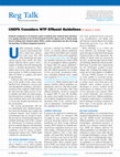 Research paper thumbnail of Reg Talk -- USEPA Considers WTP Effluent Guidelines (PDF)