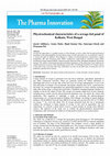 Research paper thumbnail of Physicochemical characteristics of a sewage-fed pond of Kolkata, West Bengal