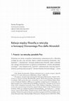 Research paper thumbnail of Relacja między filozofią a retoryką w koncepcji Giovanniego Pico della Mirandoli