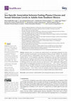 Research paper thumbnail of Sex-Specific Association between Fasting Plasma Glucose and Serum Selenium Levels in Adults from Southern Mexico