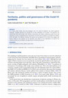 Research paper thumbnail of Territories, politics and governance of the Covid-19 pandemic