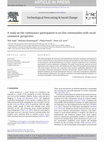 Research paper thumbnail of A study on the continuance participation in on-line communities with social commerce perspective