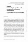 Research paper thumbnail of Intersecting inequalities and prospects for community development