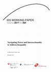 Research paper thumbnail of Navigating Power and Intersectionality to Address Inequality