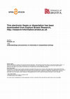 Research paper thumbnail of Understandings and practices of citizenship in marginalised settings : a participatory and comparative study in England and Nicaragua