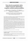 Research paper thumbnail of Titán-dioxid-nanopálcikák tüdőre kifejtett hatásának állatkísérletes vizsgálata szubakut patkánymodellben