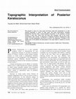 Research paper thumbnail of Topographic Interpretation of Posterior Keratoconus