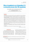 Research paper thumbnail of Effects of prophylactic use of brimonidine 0.2% on intraocular pressure after YAG-capsulotomy