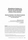 Research paper thumbnail of Brasileiros ilustres no tribunal da posteridade: biografia, memória e experiência da história no Brasil oitocentista