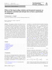 Research paper thumbnail of Effects of the hyperscaling violation and dynamical exponents on the imaginary potential and entropic force of heavy quarkonium via holography