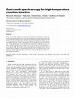 Research paper thumbnail of Dual-comb spectroscopy for high-temperature reaction kinetics