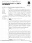 Research paper thumbnail of Effect of “Fifa 11+” on the Pattern of Fundamental Movements in UNDER-14 Soccer Players