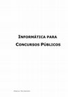 Research paper thumbnail of INFORMATICA PARA CONCURSOS PUBLICOS