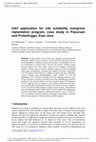 Research paper thumbnail of UAV application for site suitability mangrove replantation program, case study in Pasuruan and Probolinggo, East Java